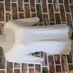 Time and Tru short sleeve white shirt Large 12-14